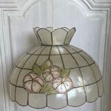 Mother-of-pearl pendant light