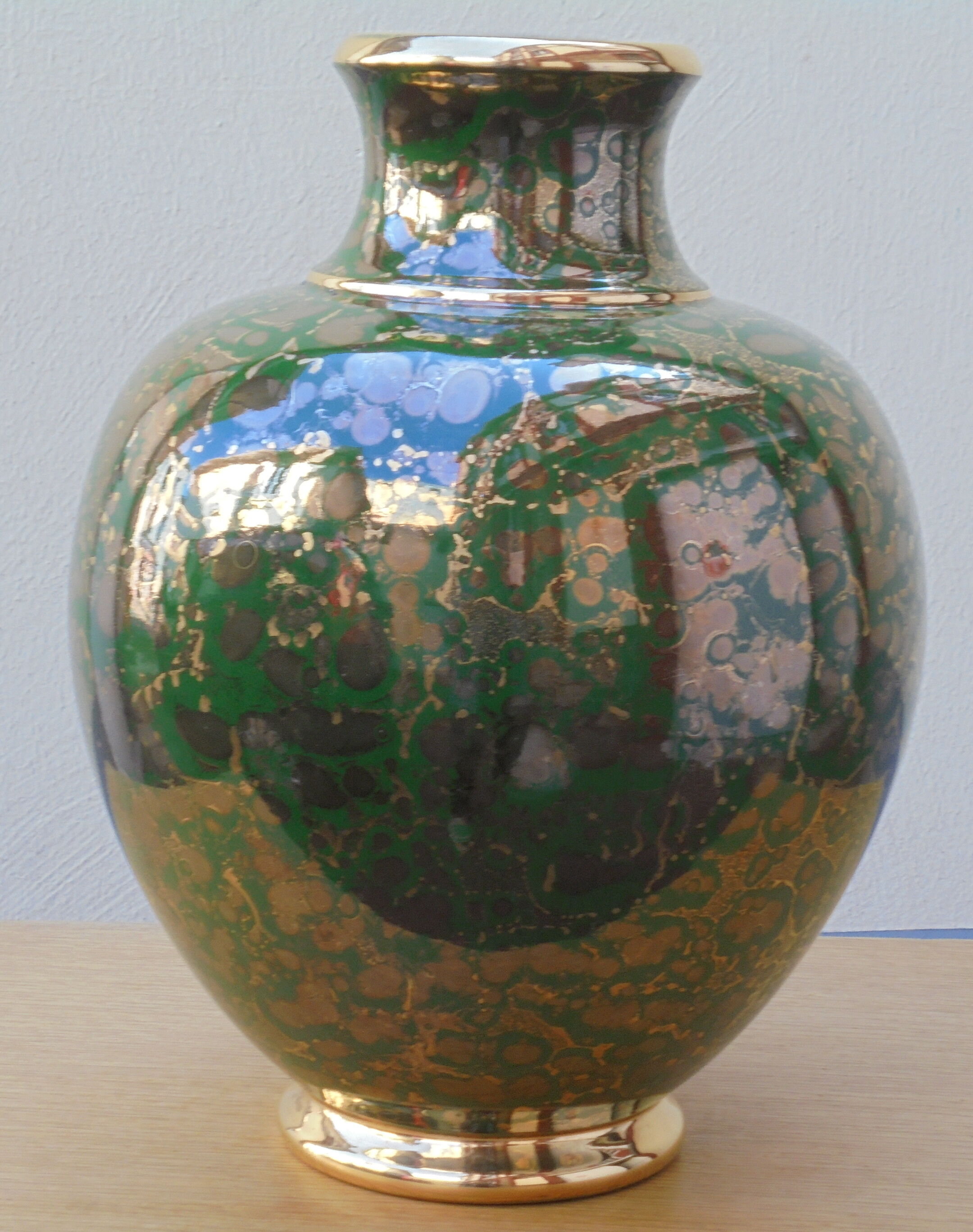 Sèvres vase of art deco style of Mazeaud and Faverot of the 50s