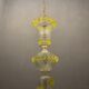 Italian flower chandelier in murano glass, 1960s