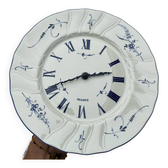 Porcelain clock Vieux Luxembourg Villeroy&Boch
