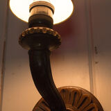Old carved wooden sconce