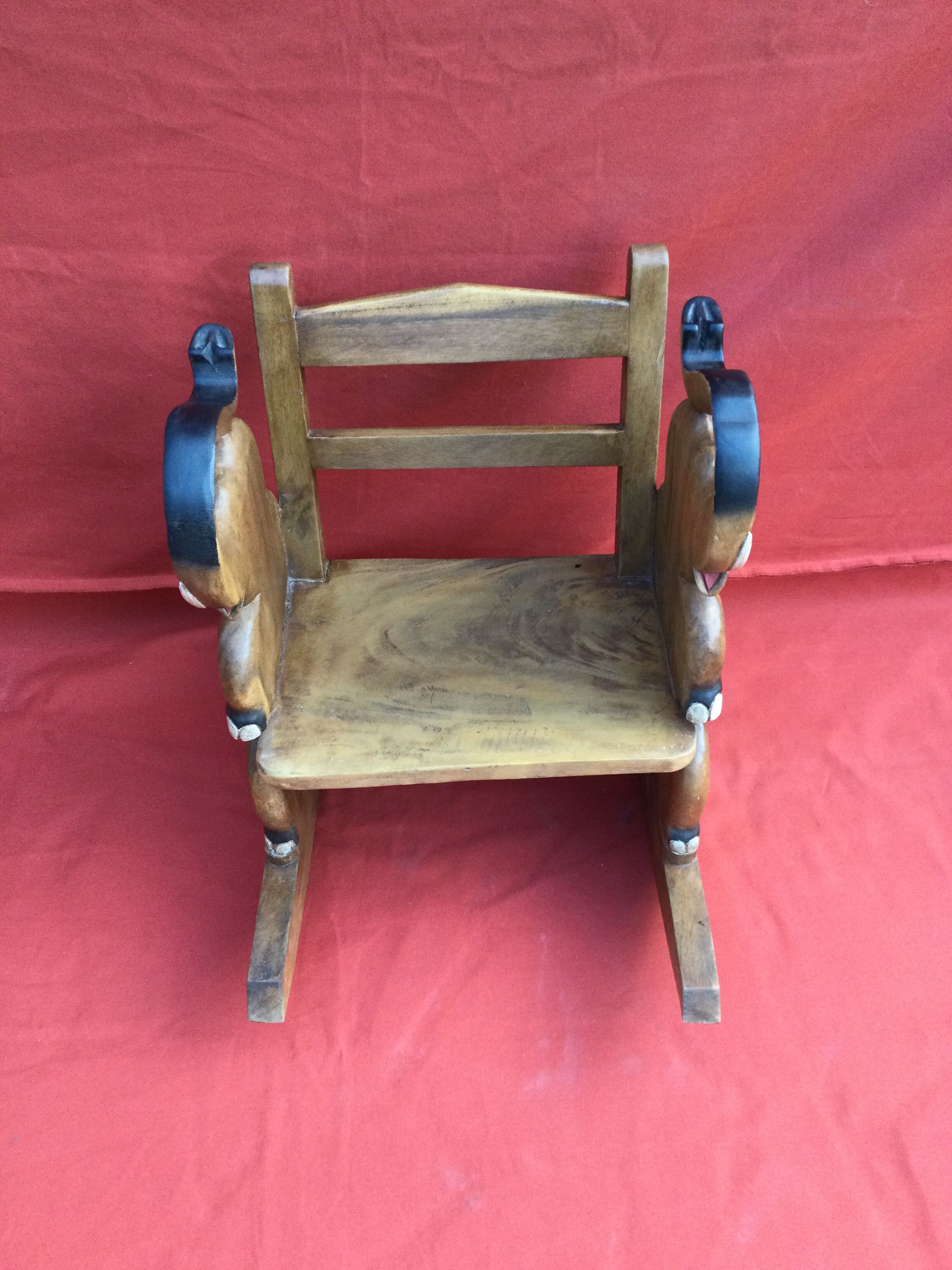 Elephant child rocking chair