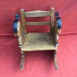 Elephant child rocking chair