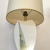 Lace-up and brass lamp