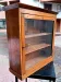 Vintage wooden wall display cabinet, chalet country design.