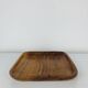 Scandinavian square teak pocket emptier, 1960s