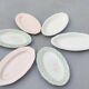 Set of 6 antique earthenware dishes by Gien and St Amand