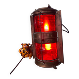 Double red marine lamp