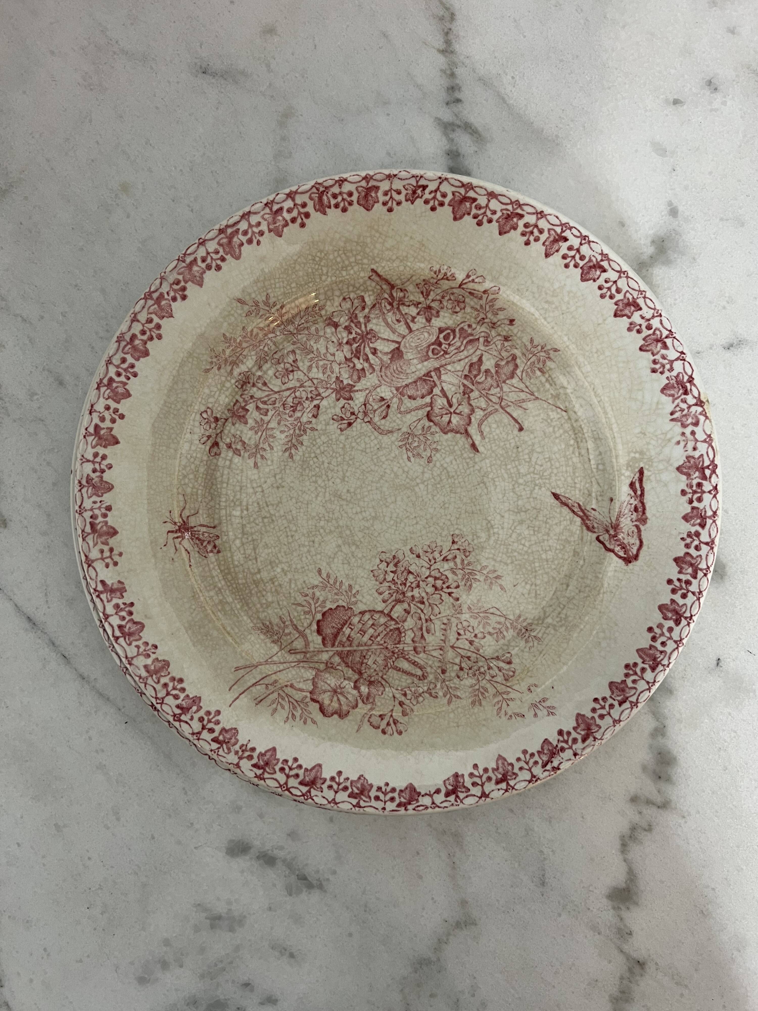 Lot 4 flat plates Terre de Fer (state of use)