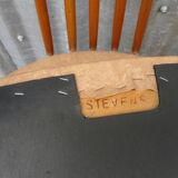 Mid-Century Dutch Organic Design Chairs from Stevens, 1950s, Set of 3