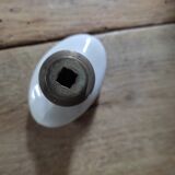 Handle button holder porcelain flowers