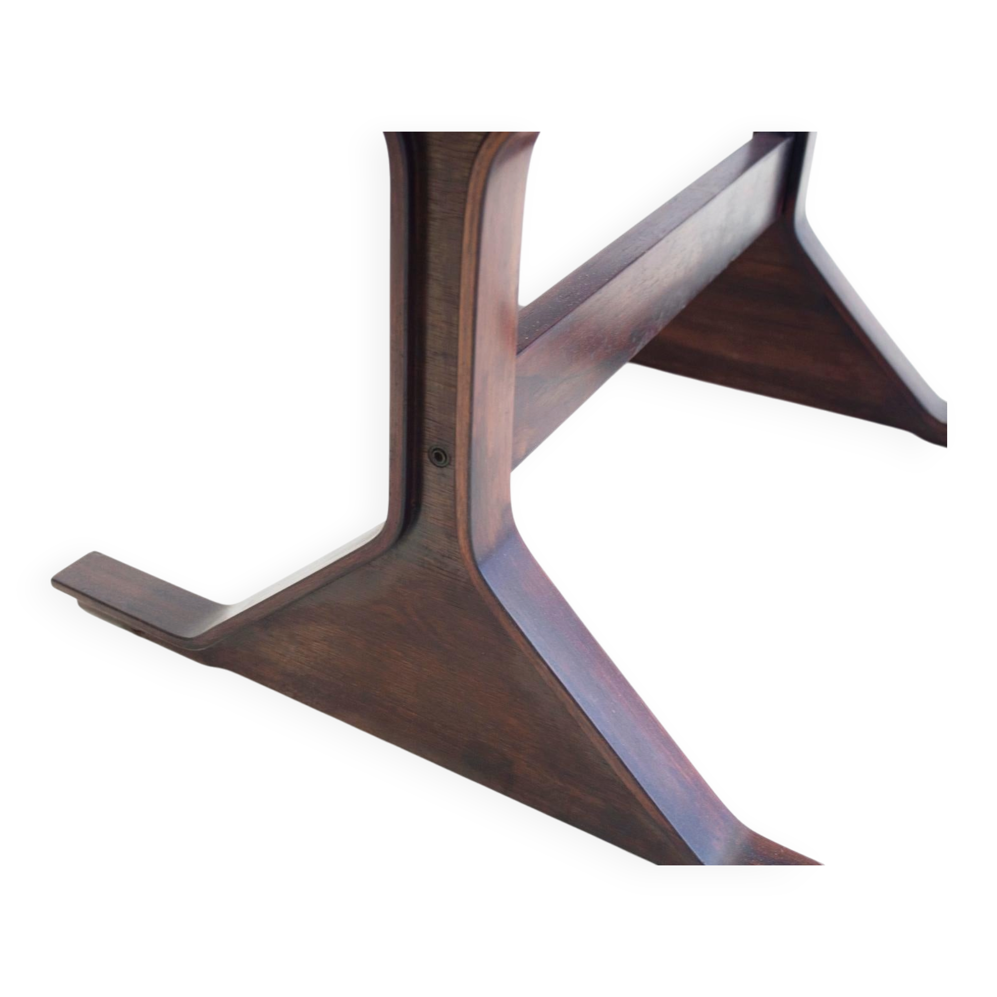 Modern mid-century wooden desk by Gianfranco Frattini for Bernini