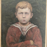 Portrait ancien de jeune homme
