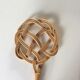 Lot of 2 vintage carpet beaters in ratin