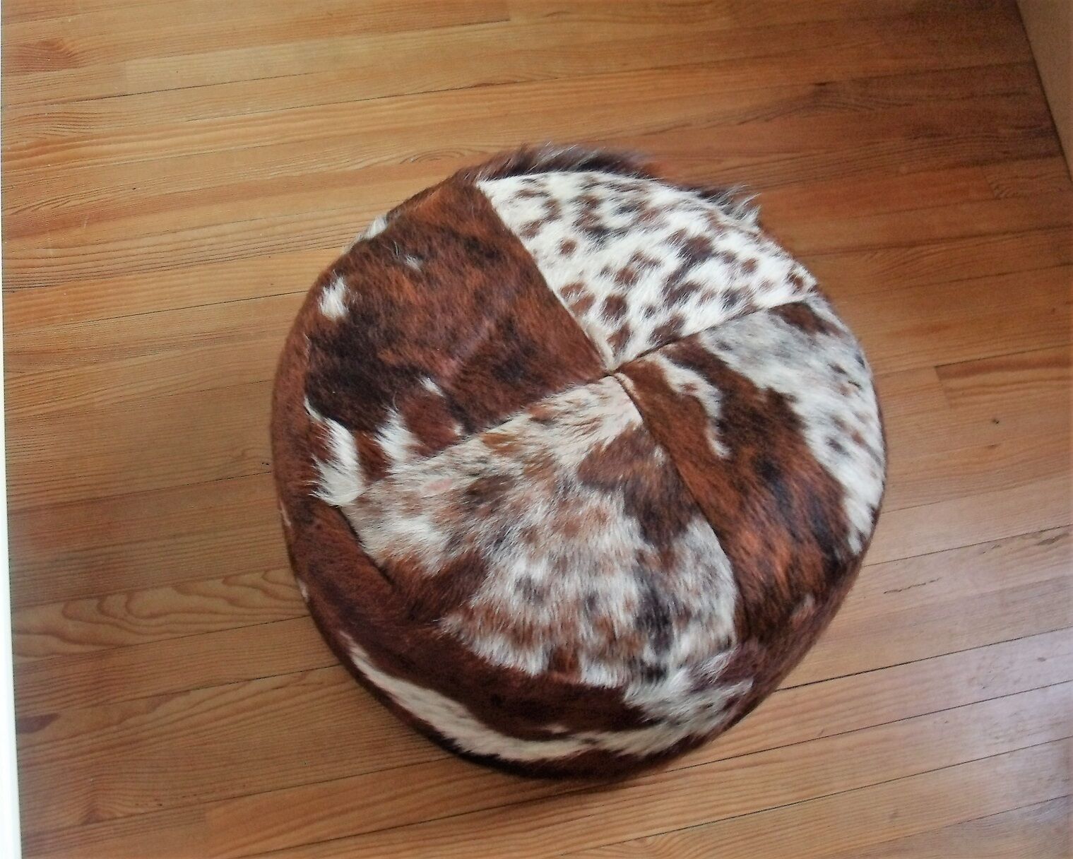 Ottoman leather cow skin 1970