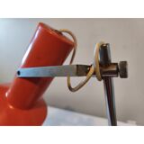 Vintage orange metal lamp