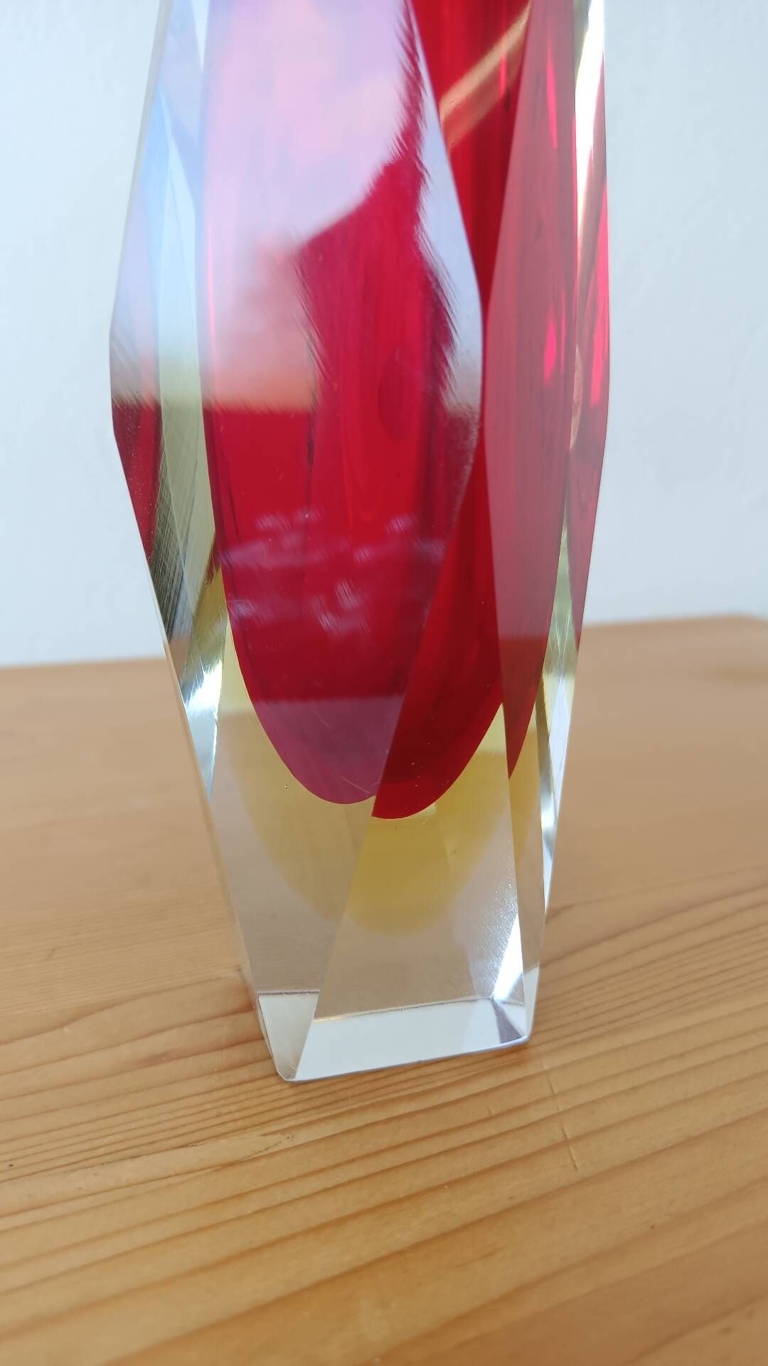 Facet vase Sommerso