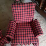 Paire de fauteuil Napoléon III