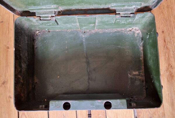 Valise coffre de soldat, militaria WVI WVII