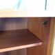 WHB shelf in teak, retro vintage style from the 60s-70s.