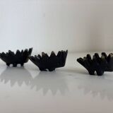 Vintage 1950 hedgehog ashtrays by Walter Bosse for Hertha Baller