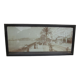 Old framed photograph: Panorama of Cannes (circa 1900)