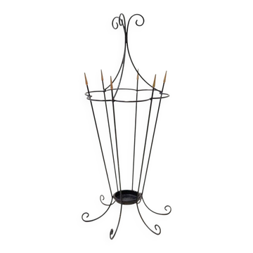 Mid-century wrought iron umbrella stand - 1960s