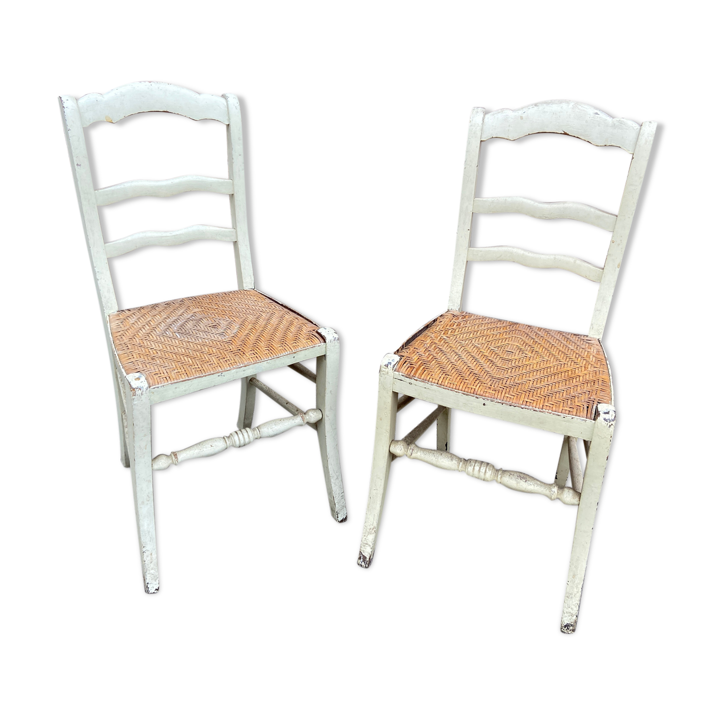 2 chaises d’atelier 1920 brasserie