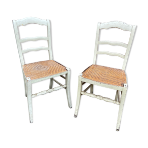 2 chaises d’atelier 1920 brasserie