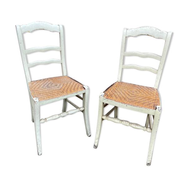 2 chaises d’atelier 1920 brasserie