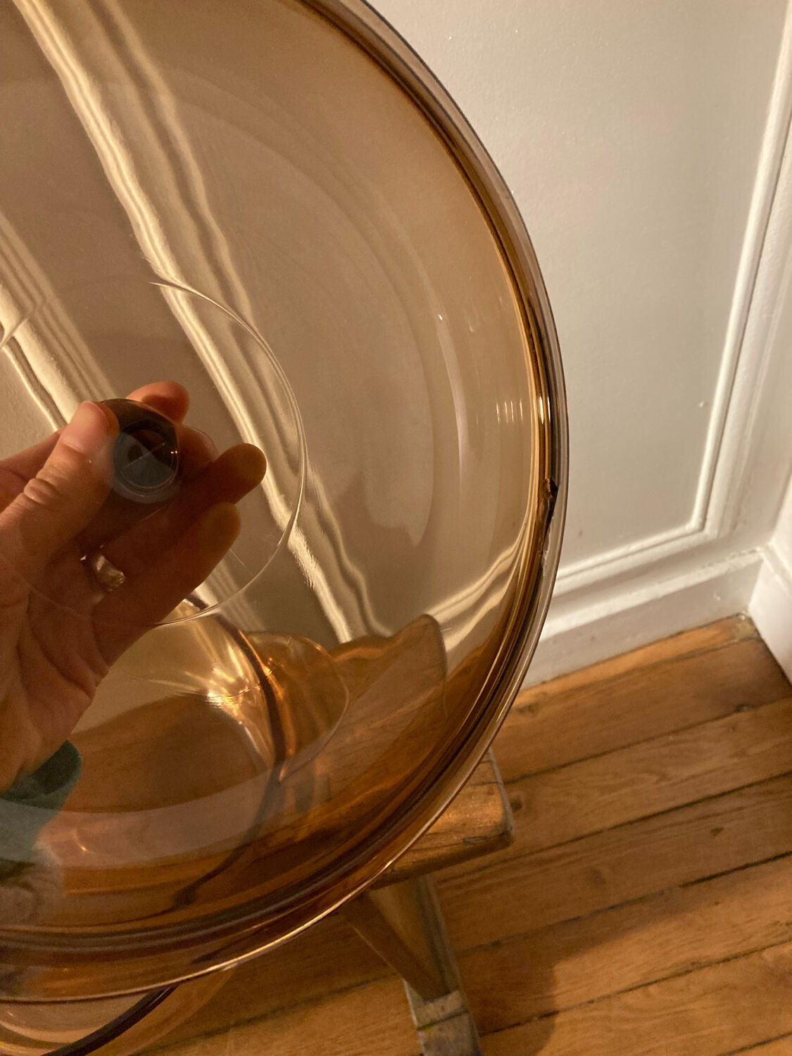 Smoked glass casserole