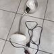 Desk lamp articulated workshop vintage art deco