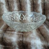 Antique cut glass salad bowl