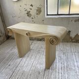 70s tropicalist rattan console