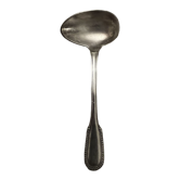 Sauce spoon in silver metal Ercuis