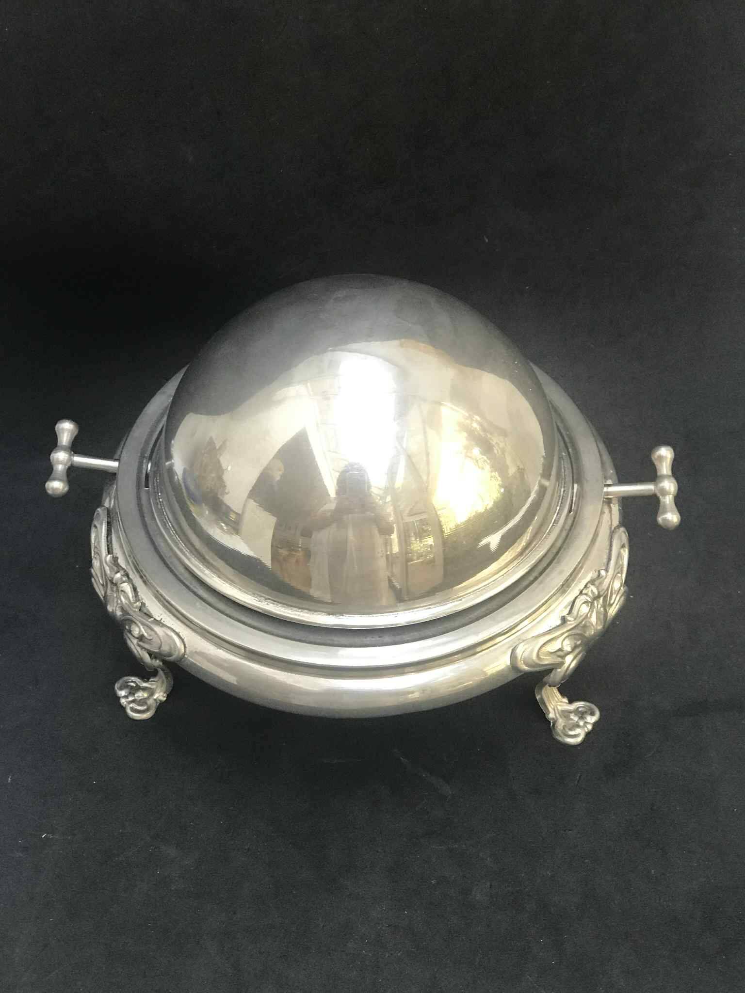 Antique butter dish or caviar holder