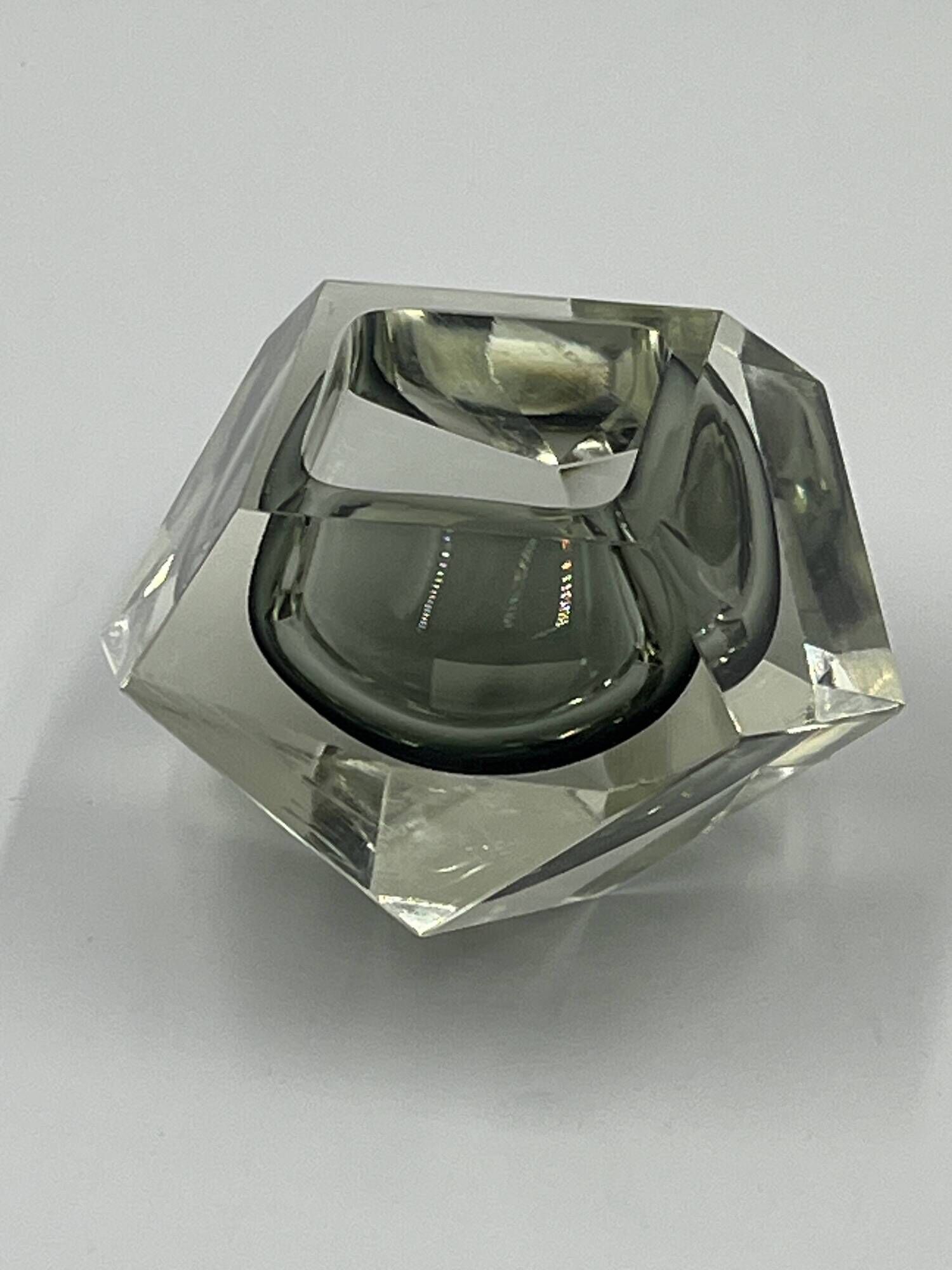 Diamond Ashtray Murano Flavio Poli