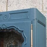 Renovated antique display cabinet