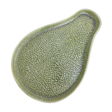Large ceramic dish avocado shape