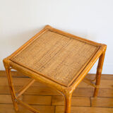 Rattan coffee table