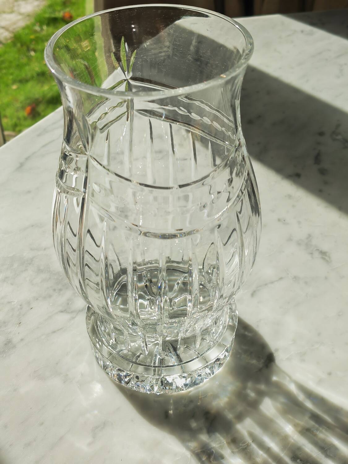Cut crystal tealight holder