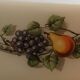Arcopal vintage fruit butter dish from France