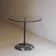 Modernist coffee table in marble and glass, Italy, 1980s