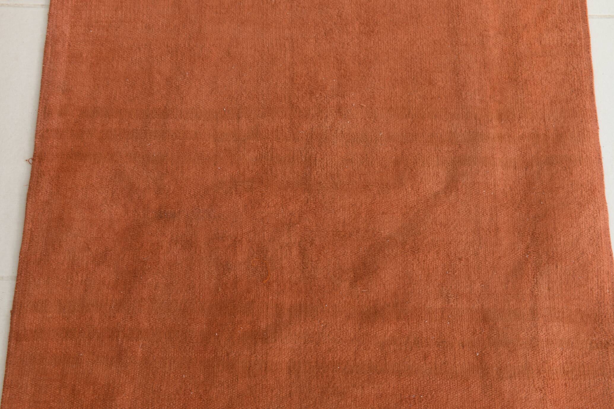 2x9 Vintage Terracotta Runner Rug, 75x279Cm