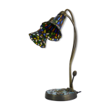 Tiffany dragonfly lamp with two branches, 2 tulips, art deco style