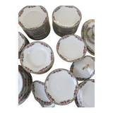 66-piece Limoges porcelain service, mid-20th century