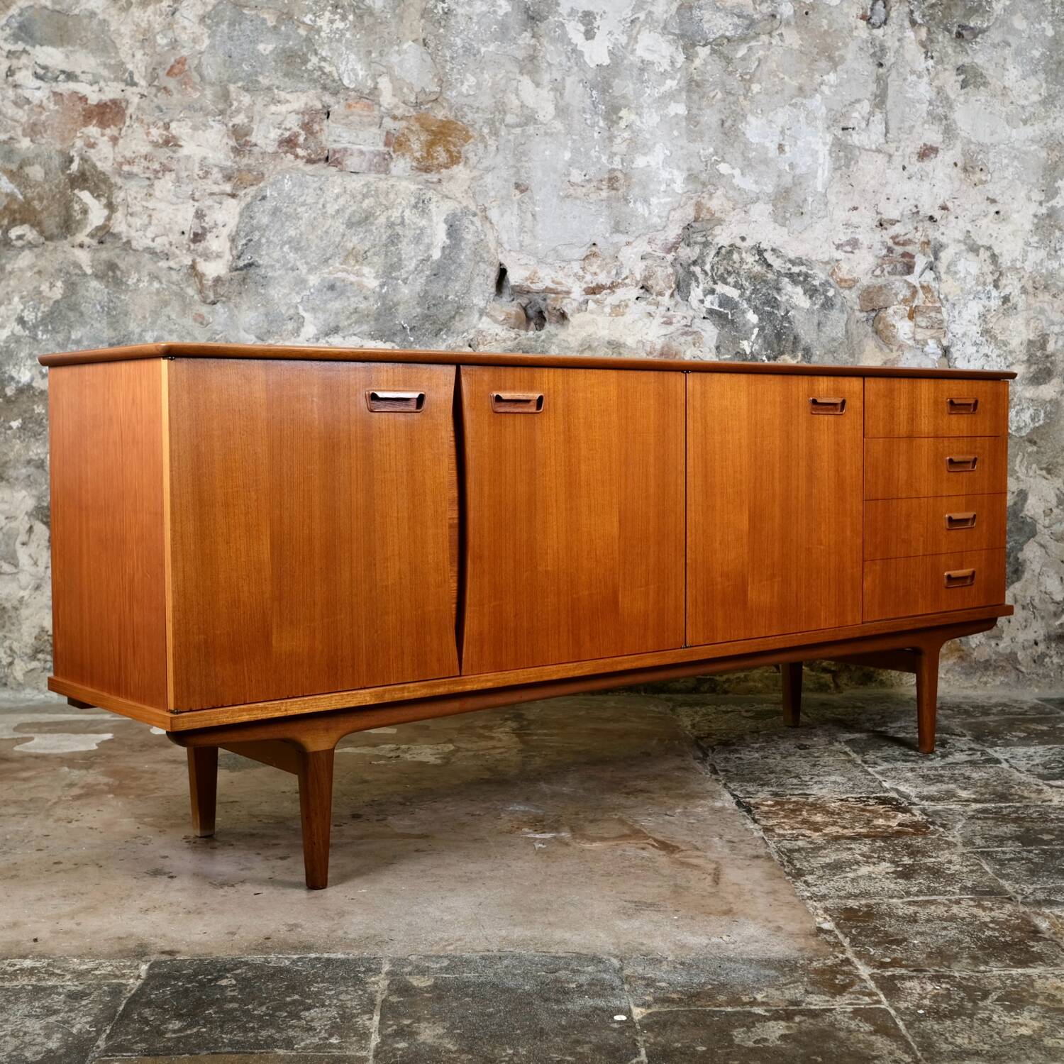 Scandinavian style teak sideboard, 1966