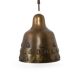 Rare Danish Wall Lamp in Brass and Teak 1950s