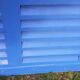 Small blue shutter L75xH101cm with louvers