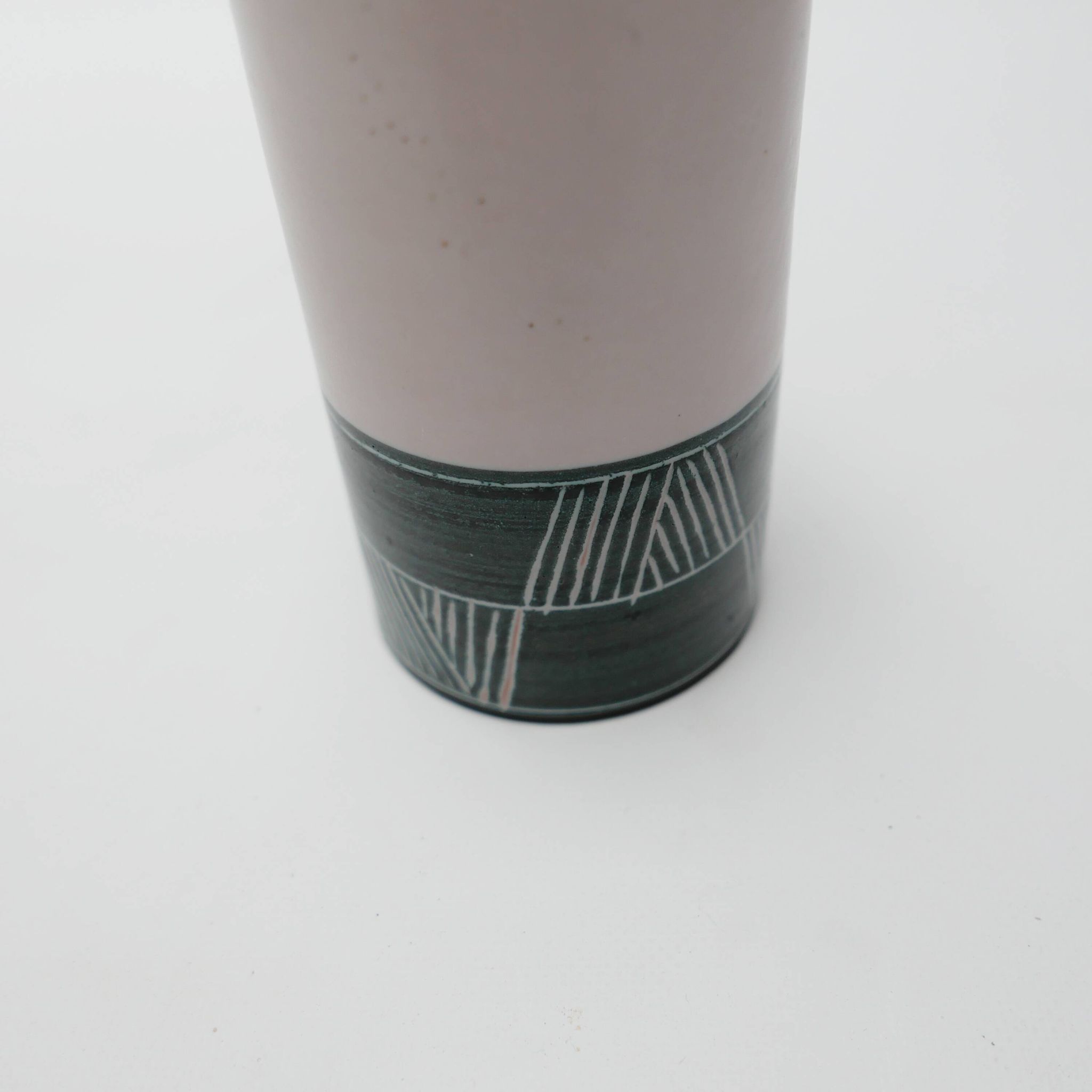 Ceramic pitcher vase design Durtal Yvon Roy Vallauris vintage 1970